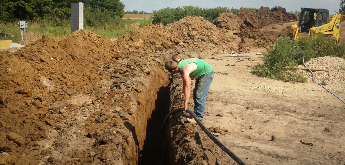 Excavation and Water Lines